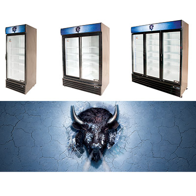 Bison Refrigeration Merchandiser Unit Graphics