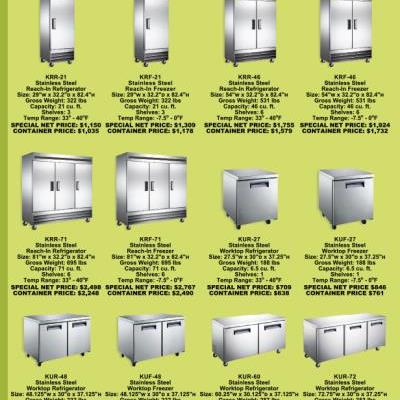 Komodo Refrigeration 10pg Catalog Inside Page Design