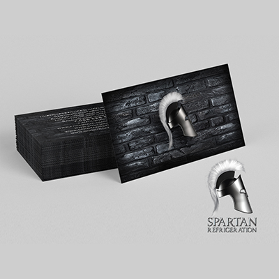 Spartan Refrigeration Business Card Design
