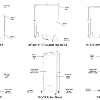 Spartan Refrigeraton Divider Shields Schematics Design