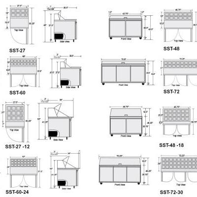 Spartan Refrigeraton Sandwich Units Schematics Design